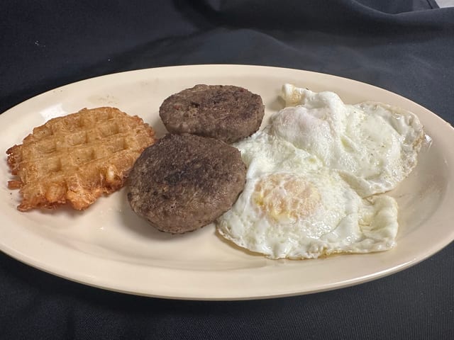 Kids Junior Breakfast Plate.