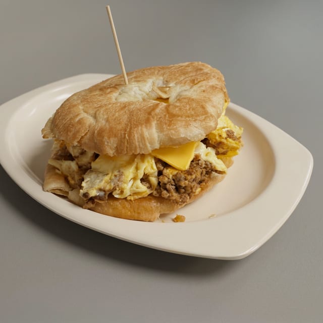 Breakfast Croissant Melt.