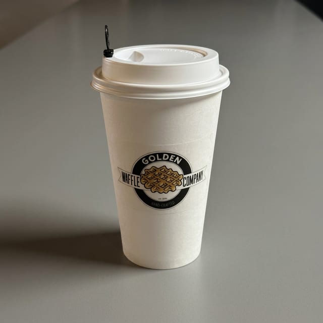 Caramel Syrup Latte.
