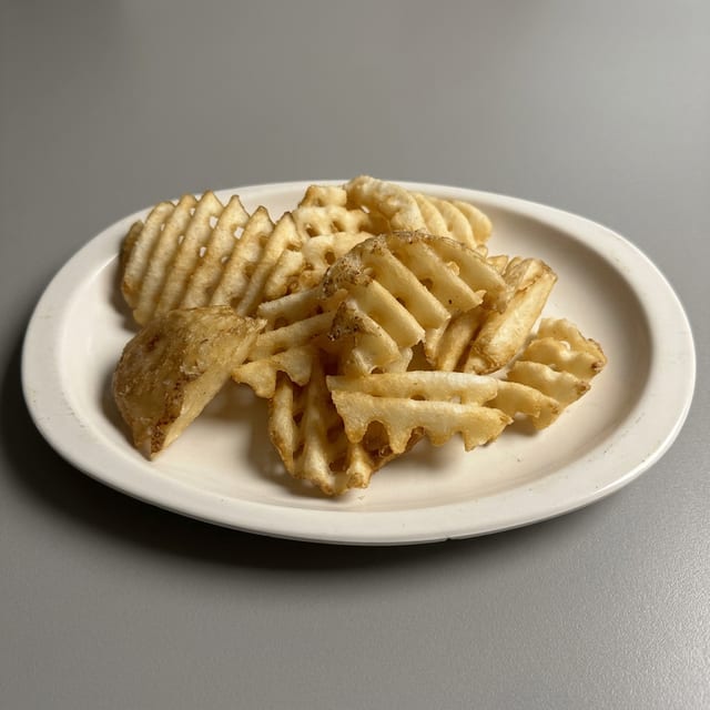 Waffle Fries Side.